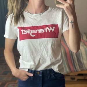 Cropped wrangler tee